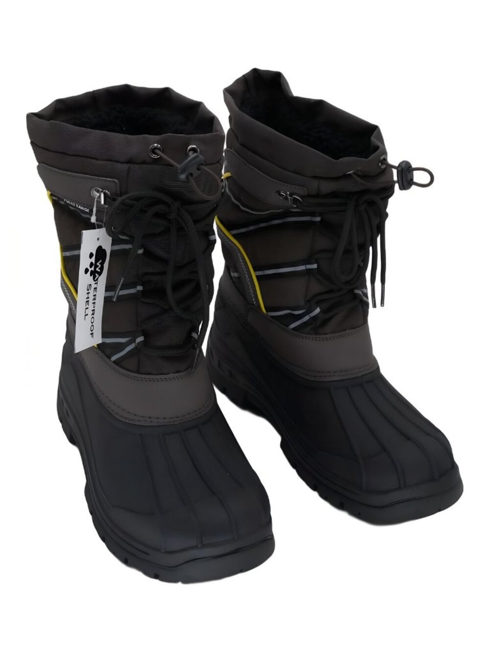 POLAR RANGE Men's Blast Snow Boot Brown Black Size US 11 EU 44